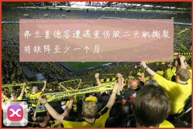 弗兰基德容遭遇重伤股二头肌撕裂将缺阵至少一个月